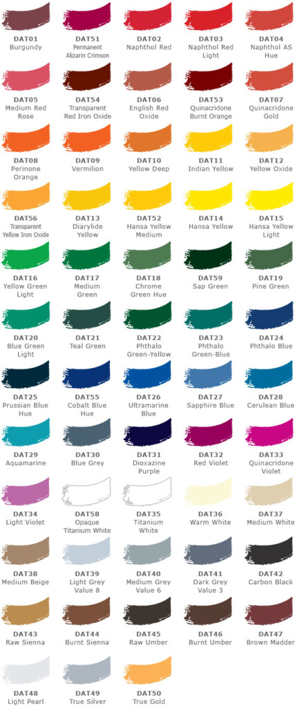 Americana Acrylic Paint Conversion Chart A Visual Reference Of Charts 