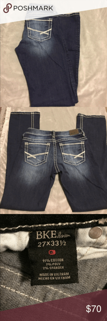 Bke Jeans Size Chart