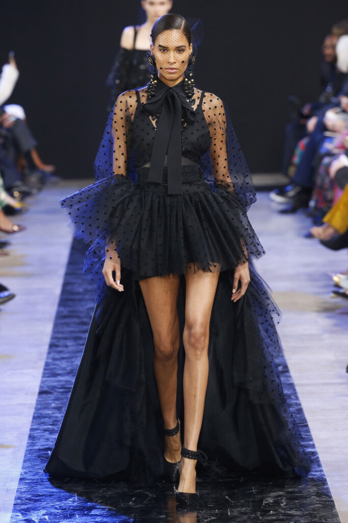Black Runway Fashion Models
