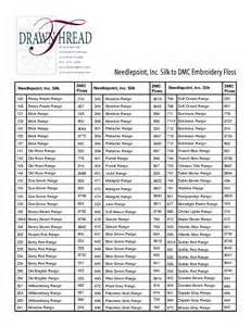 Conversion Chart DMC To Gloriana In 2023 Conversion Chart Chart 
