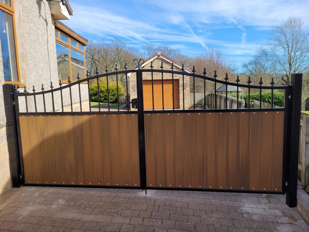 Custom Composite Driveway Gates DAIN ART IRON