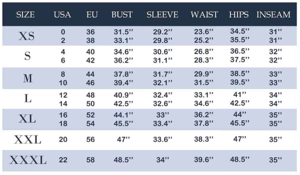 Jeans Size Conversion Chart Women Pin On Helpful Tips
