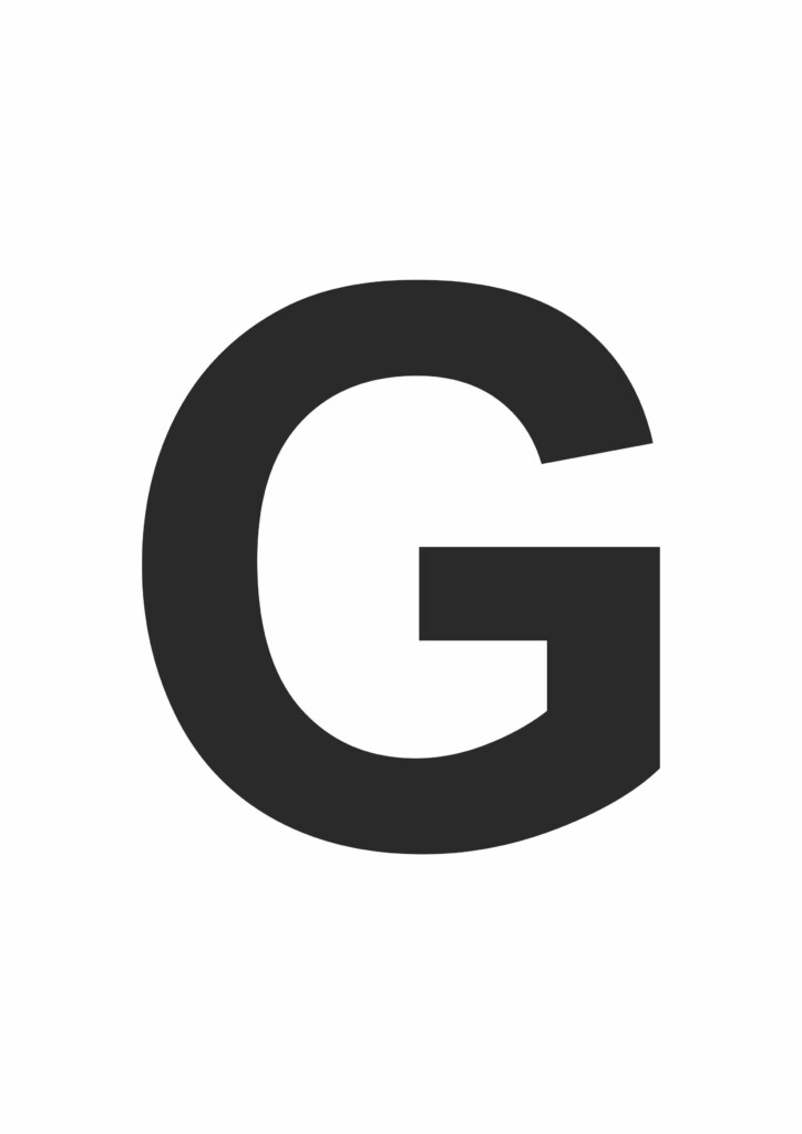 Letter G Printable