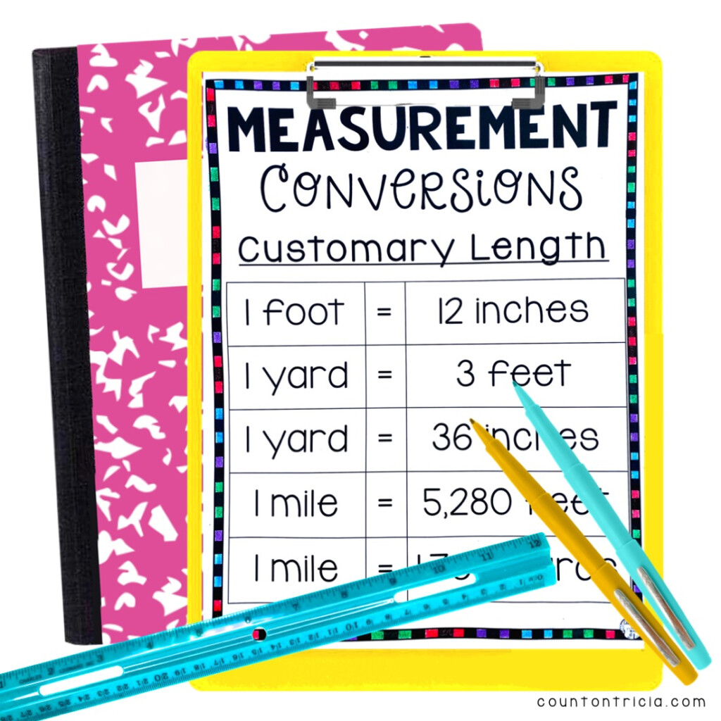 Measurement Conversion For Upper Elementary Students Count On Tricia 