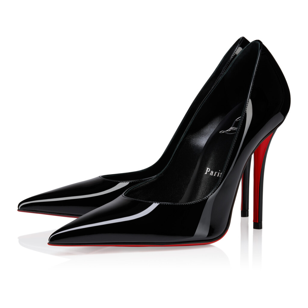 Miss Z 100 Mm Pumps Patent Calf Leather Black Women Christian 