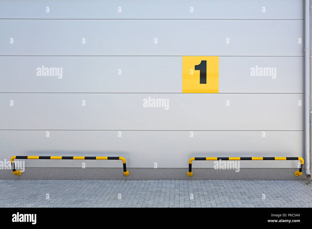 Number One Sign At Warehouse Building Stock Photo Alamy