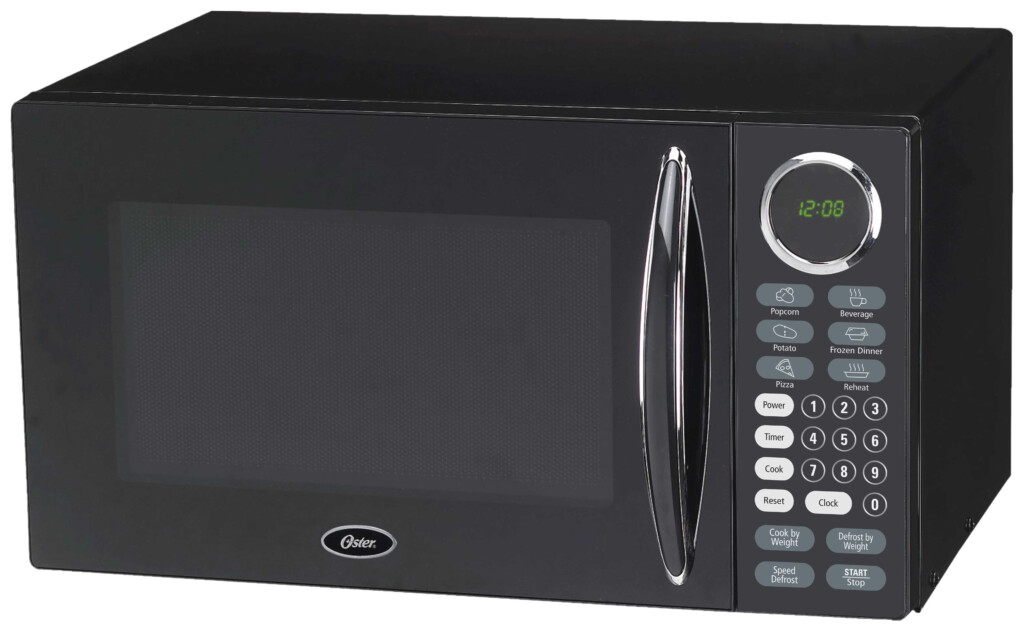 Oster 0 9 Cu Ft Microwave Oven Black Walmart