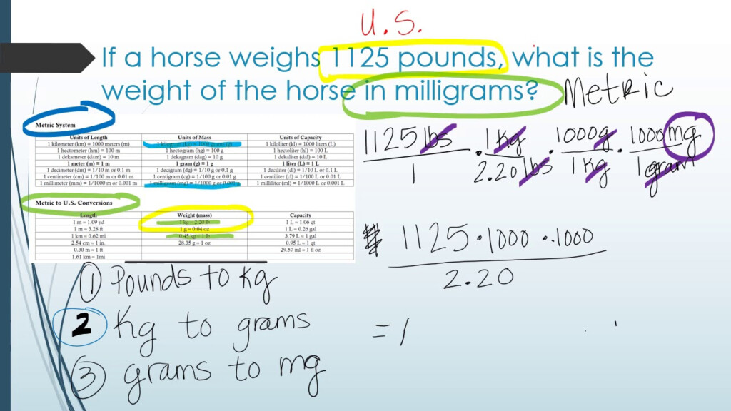 Pounds To Milligrams Conversion Chart Conversion Char Vrogue co