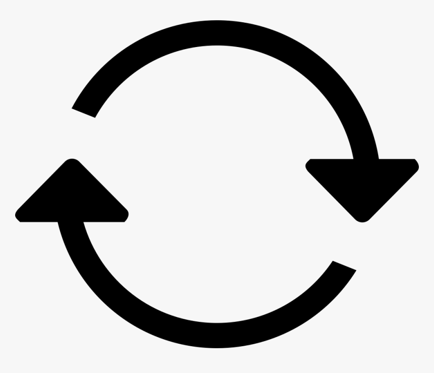 Two Circular Arrows Cycle Icon Png Transparent Png Transparent Png 