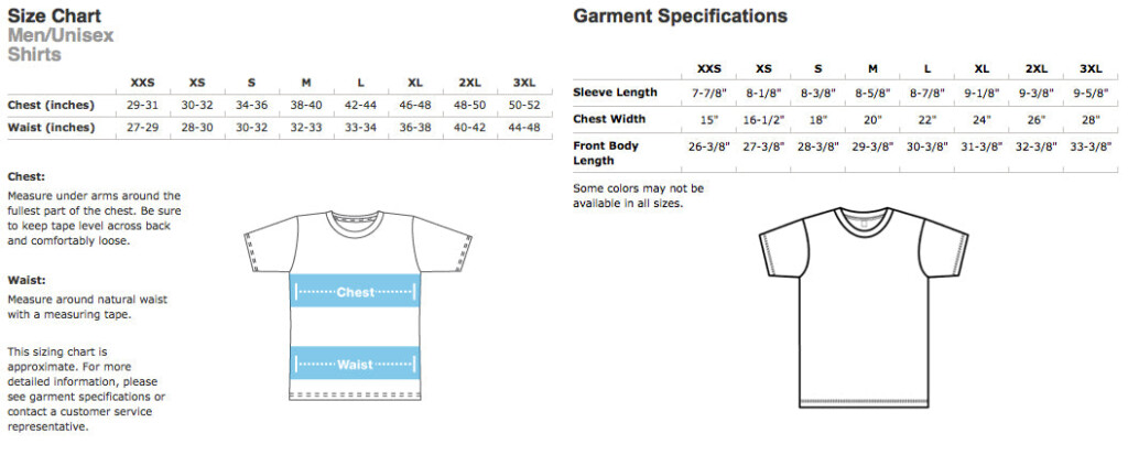 Unisex Clothing Size Conversion Chart A Visual Reference Of Charts 