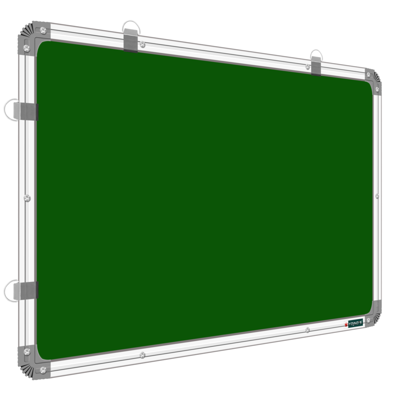 YAJNAS 89 59 CM Premium Non Magnetic Double Sided White Board And Chalk 